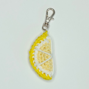 Porte-clés Demie Tranche Citron Jaune
