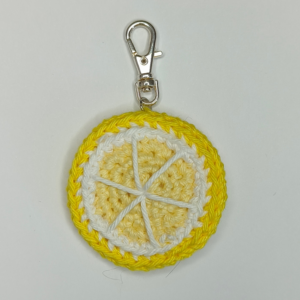 Porte-clés Tranche Citron Jaune